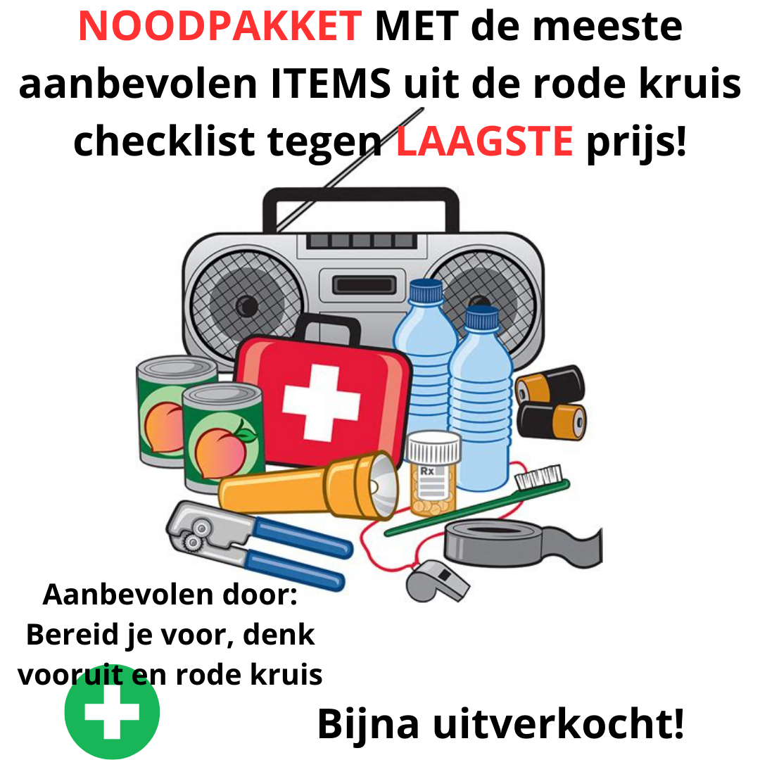 Complete emergency kit for the first 3 days